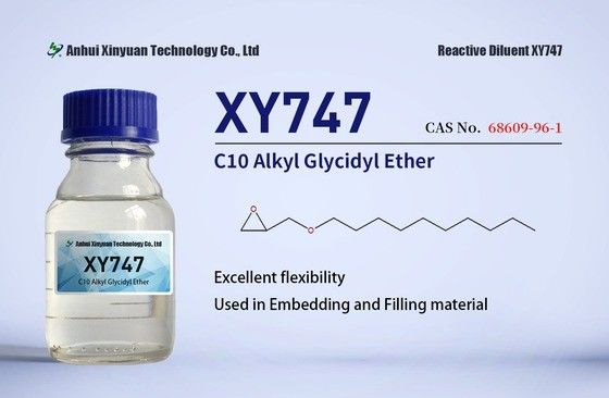 C10 ALKYL GLYCIDYLETHER XY747 CAS 68609-96-1, VOLLEN, BETONREPARATIE, VULLINGSMATERIAL, INBEDING, MONO-EPOXY FUNCTIONELE, TRANSPARANTE Vloeistof