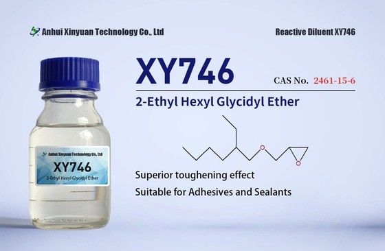 2-ETHYL HEXYL GLYCIDYL ETERS XY746 XY746P CAS 2461-15-6, lijmstoffen, 100% vaste coating, laminaat, gereedschap, genezingsmiddel addukten, chemisch tussenproduct voor graftpolymeren, laag VOC verf