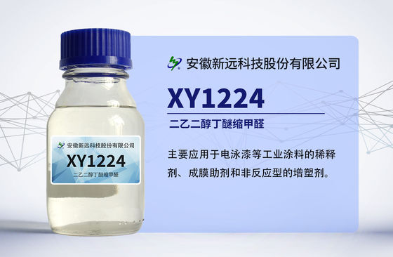 XY1224, DIETHYLEENGLYCOL BUTYLETHEREN FORMALDEHYDE CAS 143-29-3, Bis(diethyleenglycolmonobutylether)formaal, Mengbaar met een verscheidenheid aan organische oplosmiddelen, onoplosbaar in water.