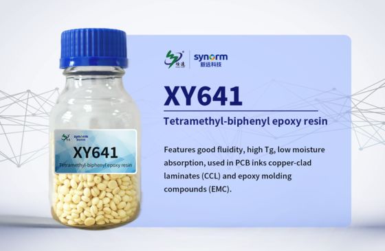 XY641 Tetrakis Hydroxymethyl Diphenylol Propane Epoxy Harz CAS 85954-11-6 4,4'-Bis ((2,3-epoxypropoxy) -3,3